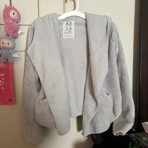 JOHNNY WAS PETE & GRETA Fuzzy Wuzzy Shearling Hoodie Jacket size S - Picture 1 of 3